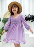 violet cozy dress