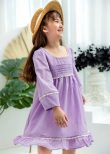 violet cozy dress