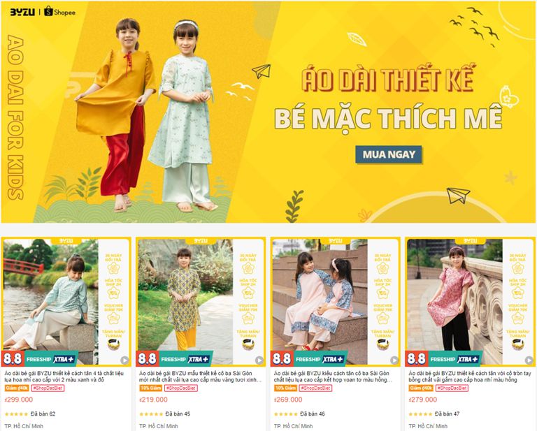 Mua ao dai clearance online